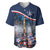 Personalized France Bastille Day Baseball Jersey Fete Nationale du 14 juillet - Wonder Print Shop