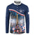 Personalized France Bastille Day Button Sweatshirt Fete Nationale du 14 juillet - Wonder Print Shop