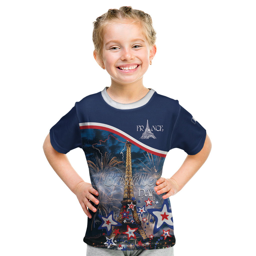 Personalized France Bastille Day Kid T Shirt Fete Nationale du 14 juillet - Wonder Print Shop