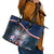 France Bastille Day Leather Tote Bag Fete Nationale du 14 juillet - Wonder Print Shop