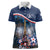 Personalized France Bastille Day Women Polo Shirt Fete Nationale du 14 juillet - Wonder Print Shop