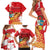 Peru Independence Day Family Matching Short Sleeve Bodycon Dress and Hawaiian Shirt Feliz 28 de Julio Felices Fiestas Patrias - Wonder Print Shop