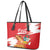 Peru Independence Day Leather Tote Bag Feliz 28 de Julio Felices Fiestas Patrias - Wonder Print Shop