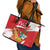 Peru Independence Day Leather Tote Bag Feliz 28 de Julio Felices Fiestas Patrias - Wonder Print Shop