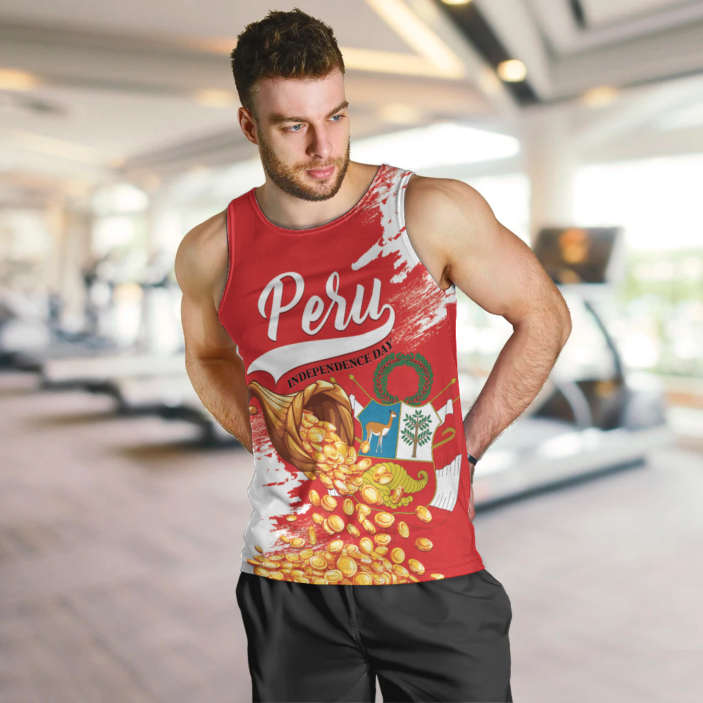 Peru Independence Day Men Tank Top Feliz 28 de Julio Felices Fiestas Patrias - Wonder Print Shop