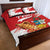 Peru Independence Day Quilt Bed Set Feliz 28 de Julio Felices Fiestas Patrias - Wonder Print Shop