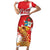 Peru Independence Day Short Sleeve Bodycon Dress Feliz 28 de Julio Felices Fiestas Patrias - Wonder Print Shop