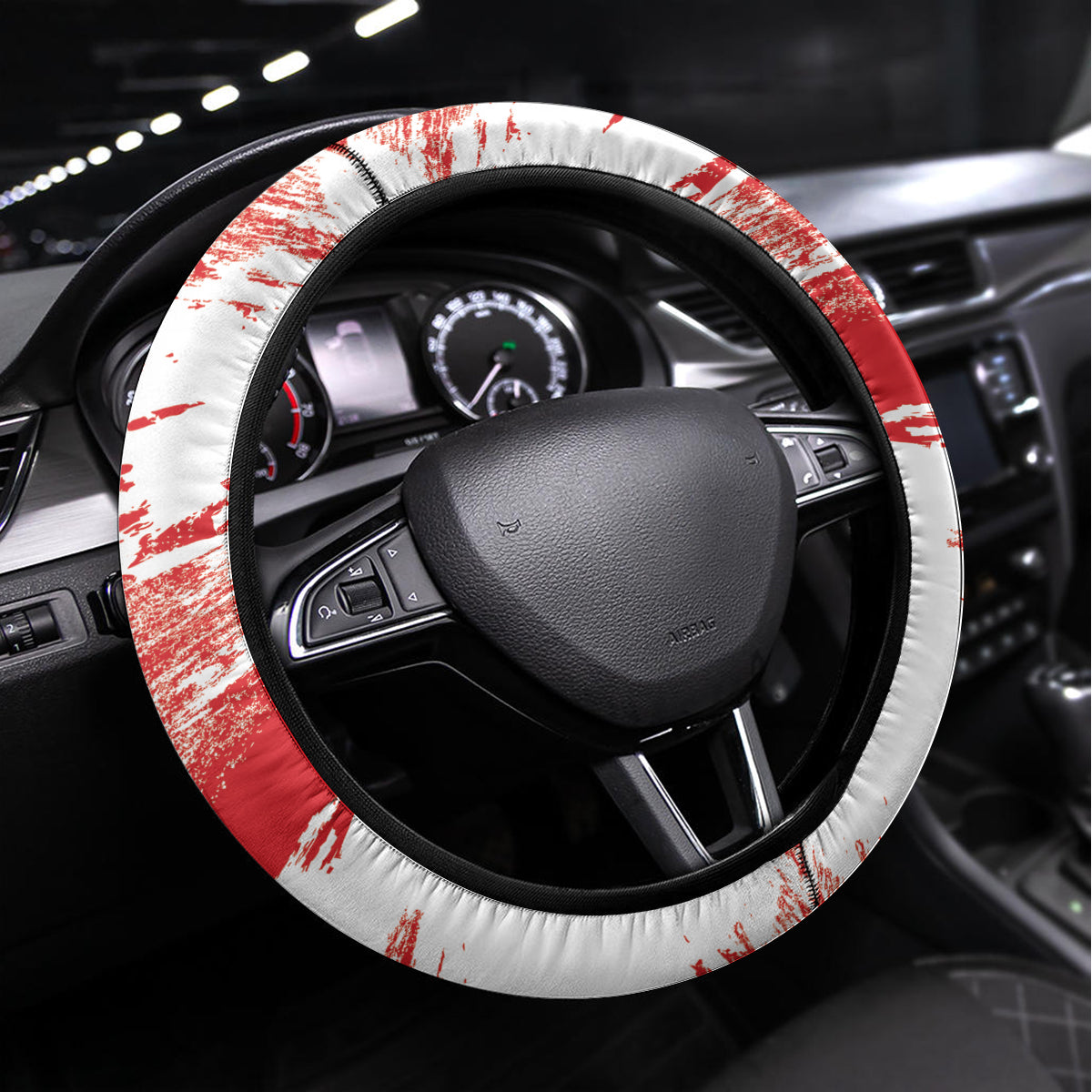 Peru Independence Day Steering Wheel Cover Feliz 28 de Julio Felices Fiestas Patrias - Wonder Print Shop