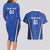 Custom Italy 2024 Football Couples Matching Long Sleeve Bodycon Dress and Hawaiian Shirt 2024 Go Gli Azzurri - Wonder Print Shop