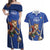 Custom Italy 2024 Football Couples Matching Off Shoulder Maxi Dress and Hawaiian Shirt 2024 Go Gli Azzurri - Wonder Print Shop