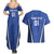 Custom Italy 2024 Football Couples Matching Summer Maxi Dress and Hawaiian Shirt 2024 Go Gli Azzurri - Wonder Print Shop