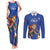 Custom Italy 2024 Football Couples Matching Tank Maxi Dress and Long Sleeve Button Shirt 2024 Go Gli Azzurri - Wonder Print Shop