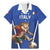 Custom Italy 2024 Football Family Matching Mermaid Dress and Hawaiian Shirt 2024 Go Gli Azzurri - Wonder Print Shop