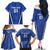 Custom Italy 2024 Football Family Matching Off The Shoulder Long Sleeve Dress and Hawaiian Shirt 2024 Go Gli Azzurri - Wonder Print Shop