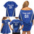 Custom Italy 2024 Football Family Matching Off Shoulder Short Dress and Hawaiian Shirt 2024 Go Gli Azzurri - Wonder Print Shop