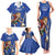 Custom Italy 2024 Football Family Matching Tank Maxi Dress and Hawaiian Shirt 2024 Go Gli Azzurri - Wonder Print Shop