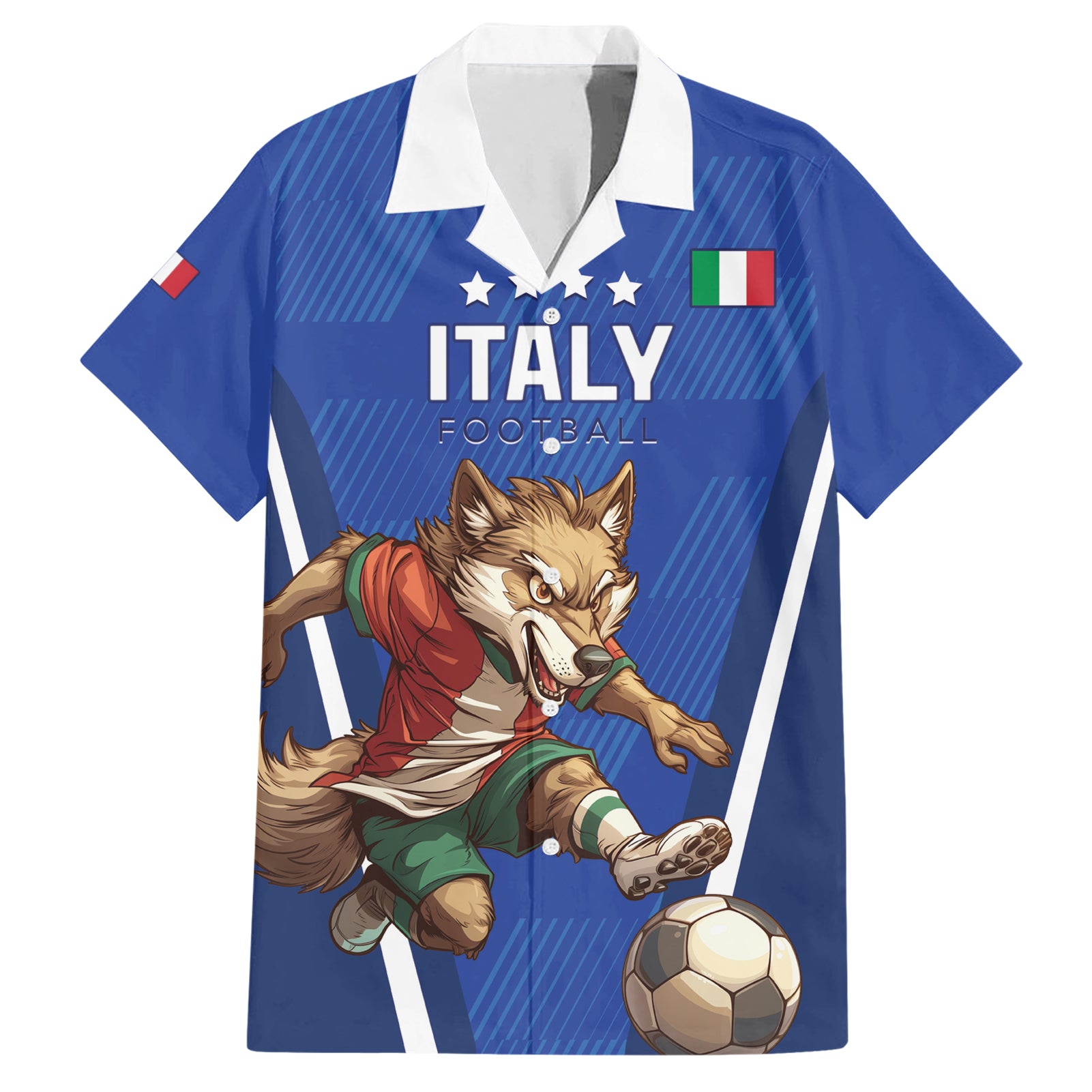 Custom Italy 2024 Football Hawaiian Shirt 2024 Go Gli Azzurri - Wonder Print Shop