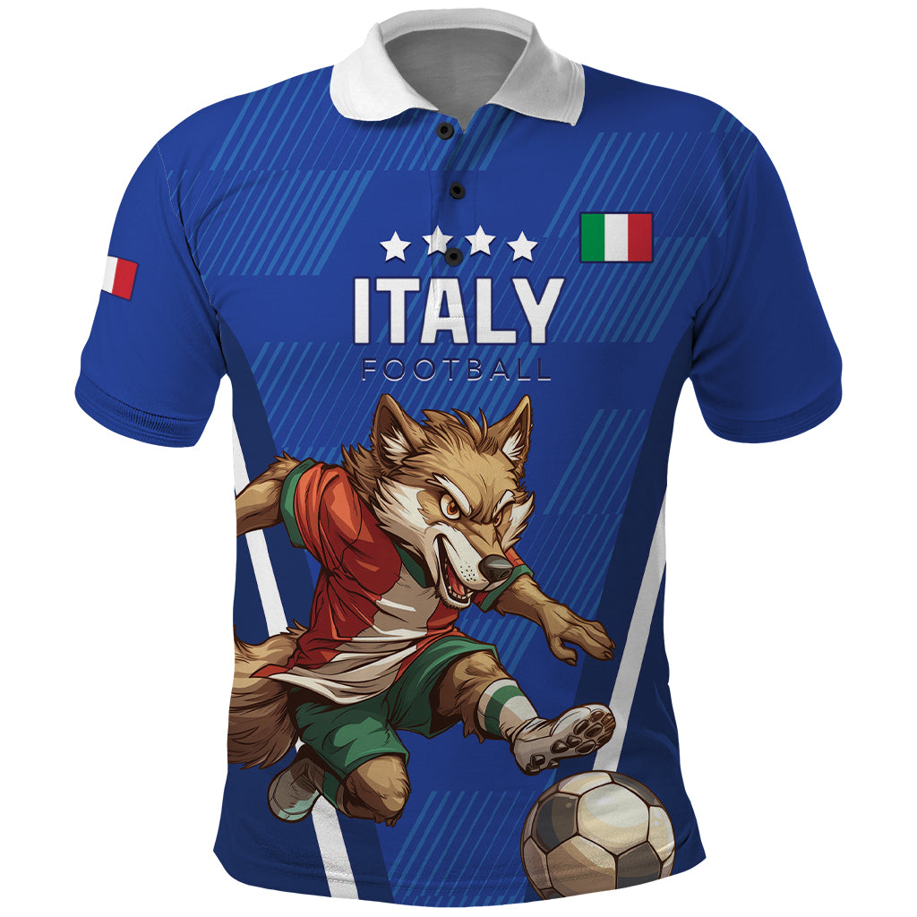 Custom Italy 2024 Football Polo Shirt 2024 Go Gli Azzurri - Wonder Print Shop