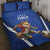 Italy 2024 Football Quilt Bed Set 2024 Go Gli Azzurri