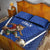 Italy 2024 Football Quilt Bed Set 2024 Go Gli Azzurri