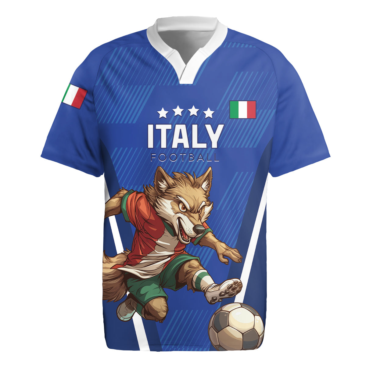 Custom Italy 2024 Football Rugby Jersey 2024 Go Gli Azzurri