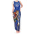 Custom Italy 2024 Football Tank Maxi Dress 2024 Go Gli Azzurri