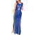 Custom Italy 2024 Football Tank Maxi Dress 2024 Go Gli Azzurri