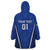 Custom Italy 2024 Football Wearable Blanket Hoodie 2024 Go Gli Azzurri