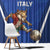 Italy 2024 Football Window Curtain 2024 Go Gli Azzurri