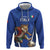 Custom Italy 2024 Football Zip Hoodie 2024 Go Gli Azzurri