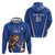 Custom Italy 2024 Football Zip Hoodie 2024 Go Gli Azzurri