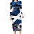 Custom Scotland 2024 Football Family Matching Long Sleeve Bodycon Dress and Hawaiian Shirt 2024 Go Champions - Wonder Print Shop