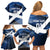 Custom Scotland 2024 Football Family Matching Off Shoulder Short Dress and Hawaiian Shirt 2024 Go Champions - Wonder Print Shop