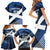 Custom Scotland 2024 Football Family Matching Short Sleeve Bodycon Dress and Hawaiian Shirt 2024 Go Champions - Wonder Print Shop