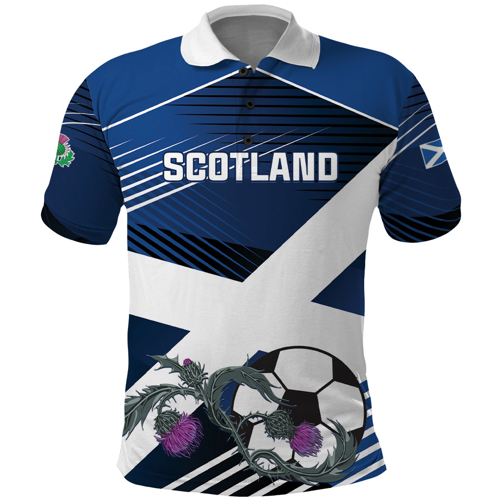 Custom Scotland 2024 Football Polo Shirt 2024 Go Champions - Wonder Print Shop