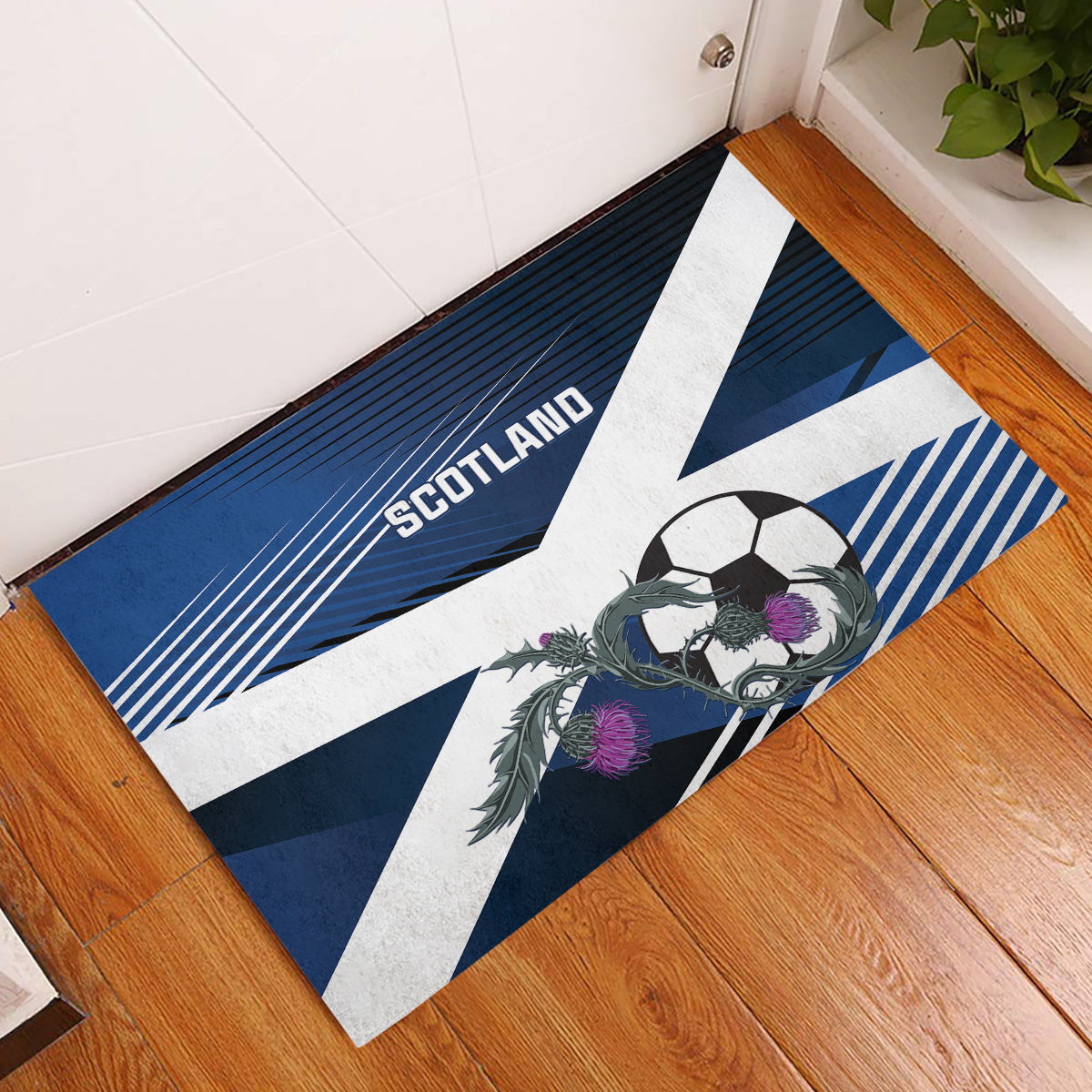 Scotland 2024 Football Rubber Doormat 2024 Go Champions