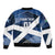 Custom Scotland 2024 Football Sleeve Zip Bomber Jacket 2024 Go Champions