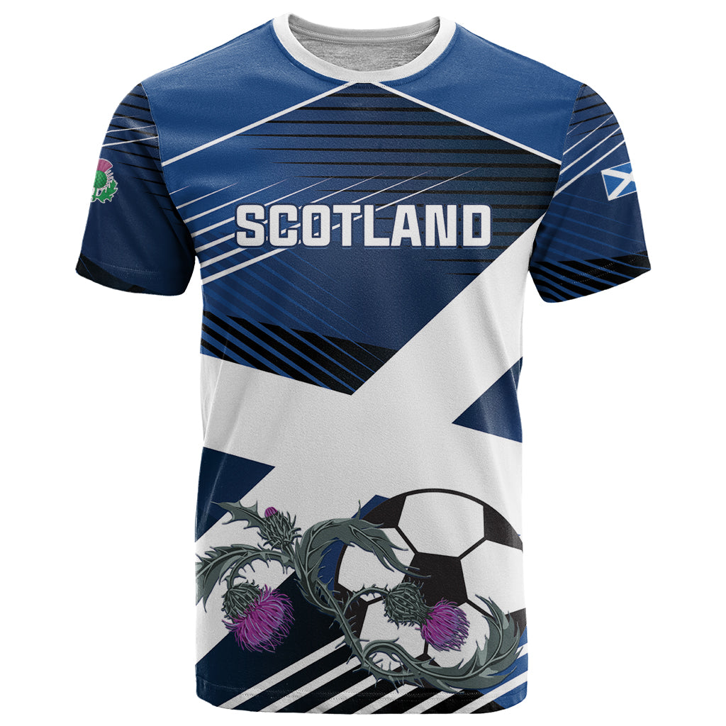 Custom Scotland 2024 Football T Shirt 2024 Go Champions