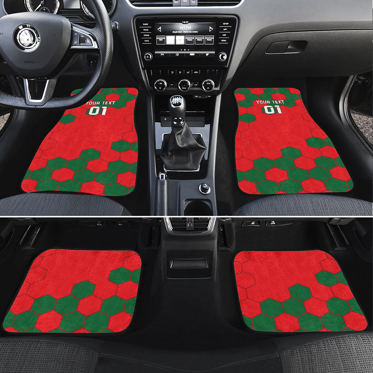 Portugal 2024 Football Car Mats 2024 Go Champions - Wonder Print Shop