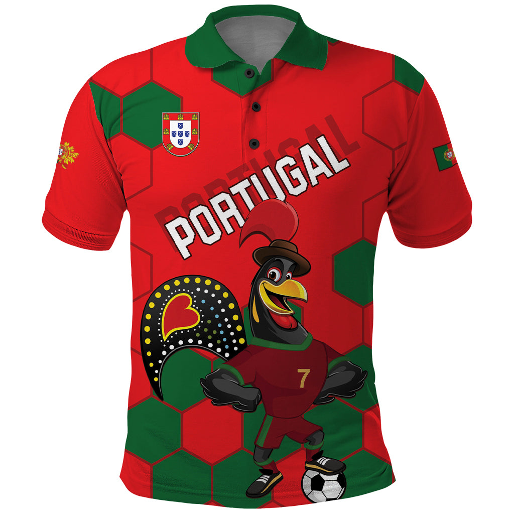 Custom Portugal 2024 Football Polo Shirt 2024 Go Champions - Wonder Print Shop