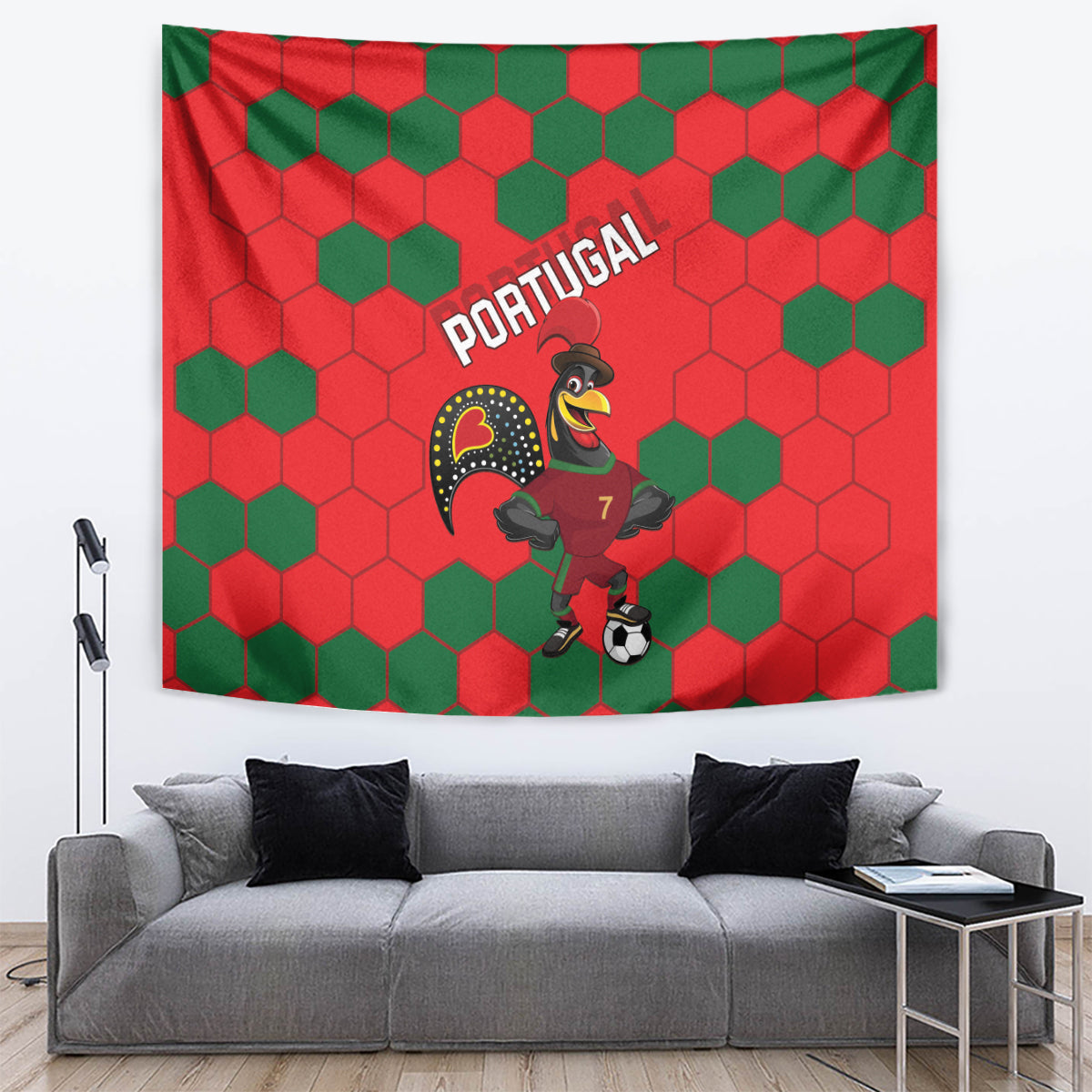 Portugal 2024 Football Tapestry 2024 Go Champions