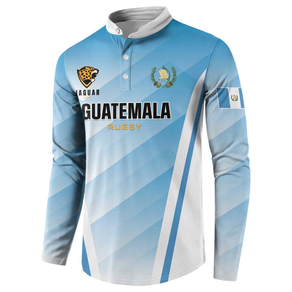 Custom Rugby Guatemala Button Sweatshirt Jaguares Go Champions