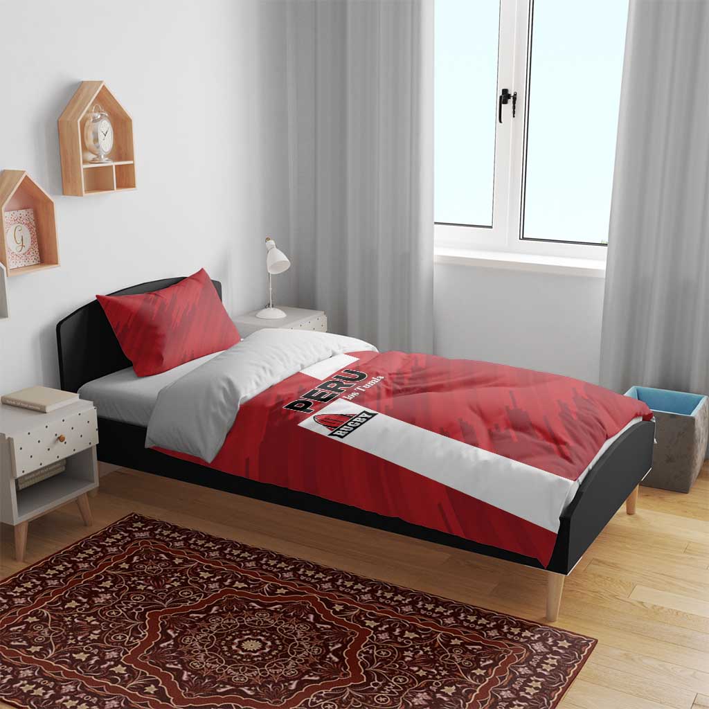 Rugby Peru Bedding Set Los Tumis Go Champions