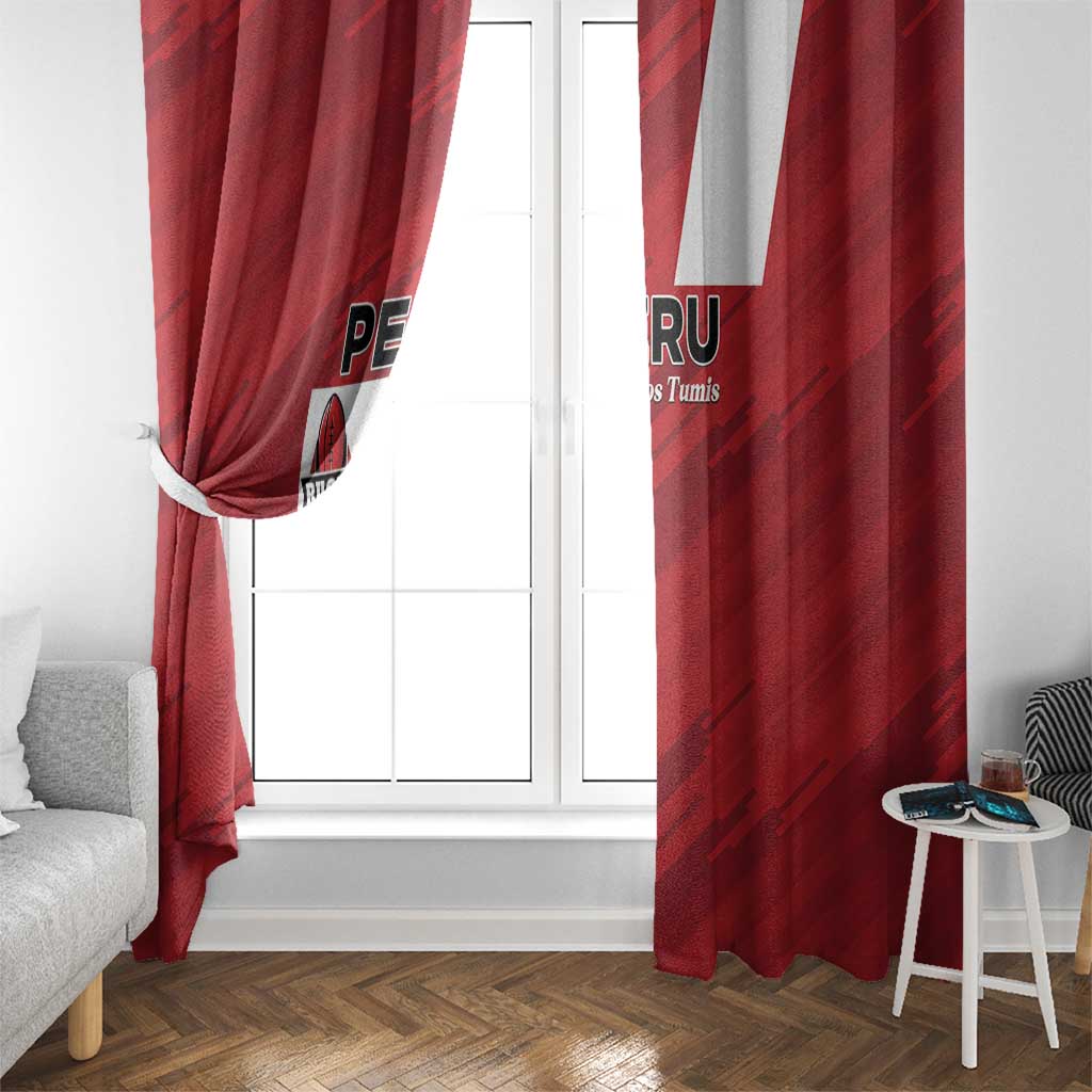 Rugby Peru Window Curtain Los Tumis Go Champions