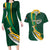 South Africa Rugby Couples Matching Long Sleeve Bodycon Dress and Hawaiian Shirt Springboks Go Champions World Cup 2023 - Wonder Print Shop