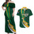 South Africa Rugby Couples Matching Off Shoulder Maxi Dress and Hawaiian Shirt Springboks Go Champions World Cup 2023 - Wonder Print Shop