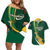 South Africa Rugby Couples Matching Off Shoulder Short Dress and Hawaiian Shirt Springboks Go Champions World Cup 2023 - Wonder Print Shop