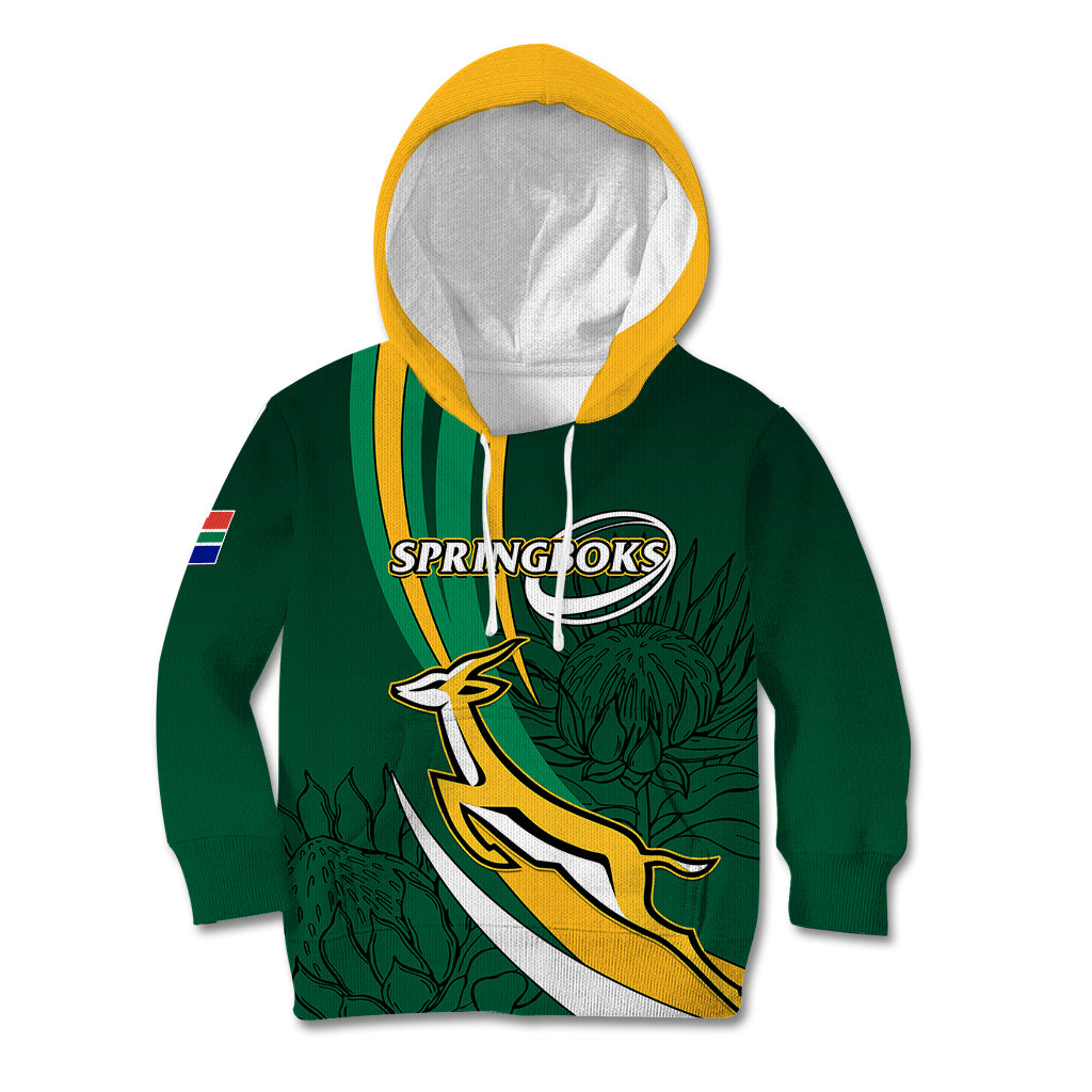 South Africa Rugby Kid Hoodie Springboks Go Champions World Cup 2023 - Wonder Print Shop