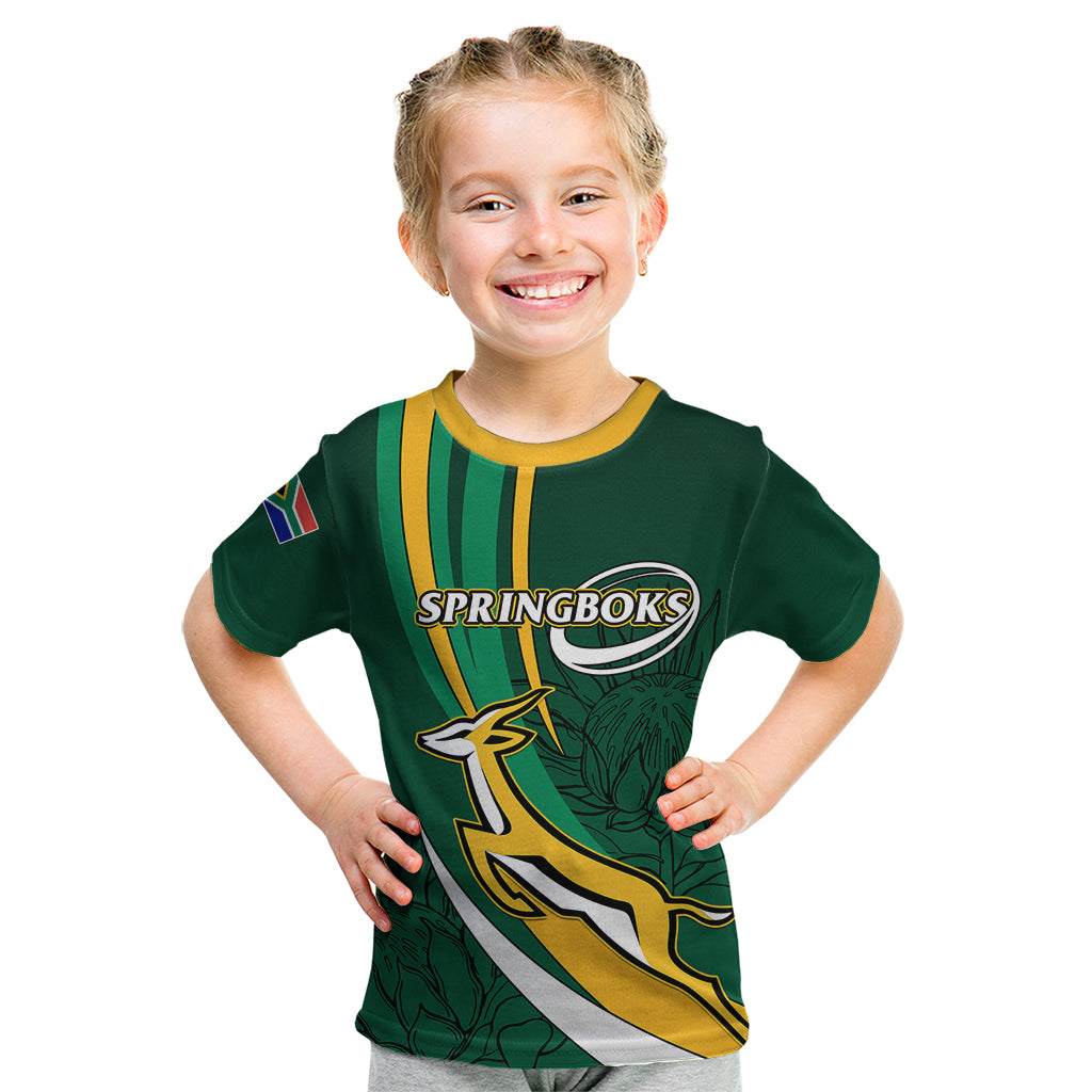 South Africa Rugby Kid T Shirt Springboks Go Champions World Cup 2023 - Wonder Print Shop