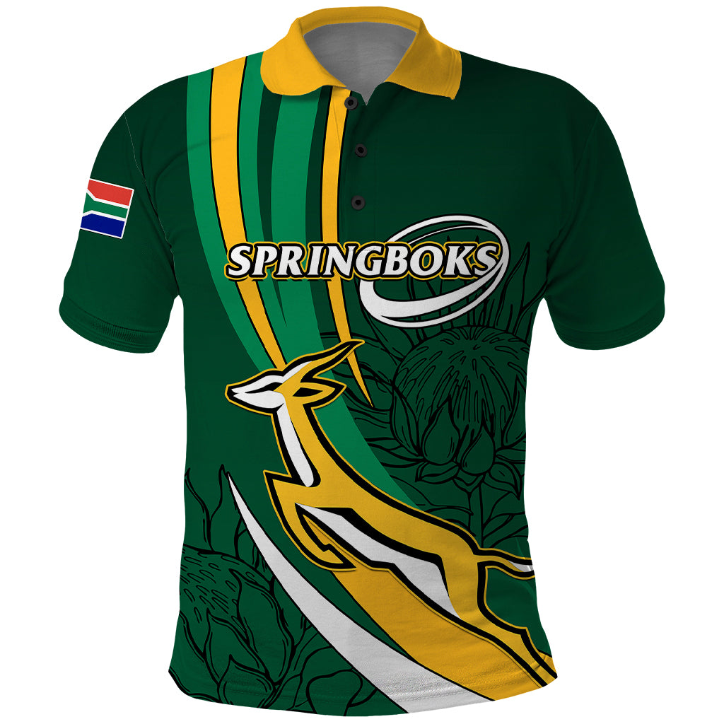 South Africa Rugby Polo Shirt Springboks Go Champions World Cup 2023 - Wonder Print Shop